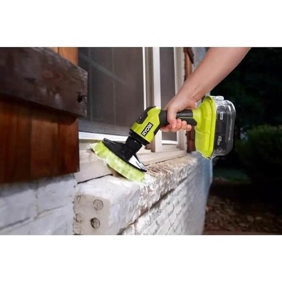 NEW WITH DEFECTS RYOBI ONE+ 18V Cordless Compact Power Scrubber - Tool Only - Picture 2 of 6
